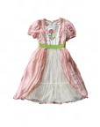 Mini Boden Girls Embroidered Rose Puff Sleeve Tulle Dress