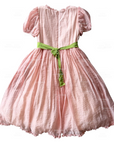 Mini Boden Girls Embroidered Rose Puff Sleeve Tulle Dress