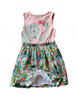 Mini Boden Girls Jungle Safari Elephant Cotton Dress