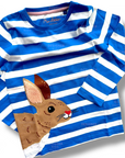 100% cotton Mini Boden t-shirt for boys with animal detail