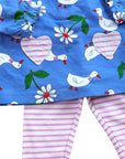Mini Boden Baby Girls Supersoft Jersey Play Set – Baby Blue Daisy Duck