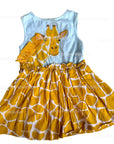 Pre-Loved Mini Boden Novelty Giraffe Appliqué Dress Mini Boden Novelty Giraffe