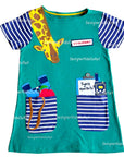 Mini Boden Zoologist Pocket Jersey Occupational Tunic