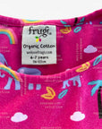 Pre-Loved Frugi Elephant Paradise Skater Dress Pink