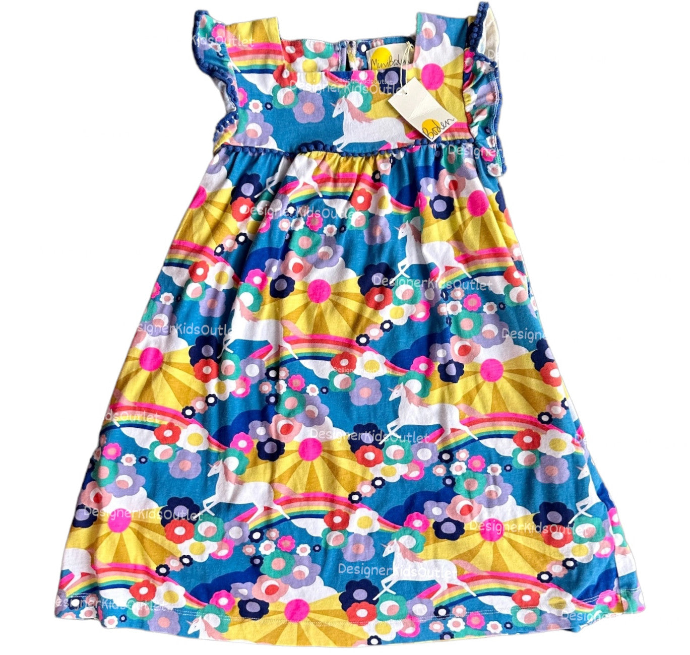 mini boden unicorn dress New Mini Boden Unicorn Pink Corduroy Dress 11-12 (152cm)