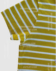 Mini Boden Girls Sunlit Sequin Flower Yellow Striped T-Shirt