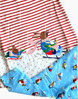 Mini Boden Girls Play Set Sky Blue Snow Bunnies Sledding And Leggings Baby Boden