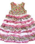 Pre-Loved Tulle Ruffle Dress Formica / Ivory Ditsy Floral