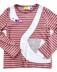 VGUC Mini Boden Swan Appliqué Tee Girls