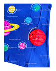 NWOT Mini Boden Appliqué Planet Pocket Tunic for Girls (Navy & Multi-Color)