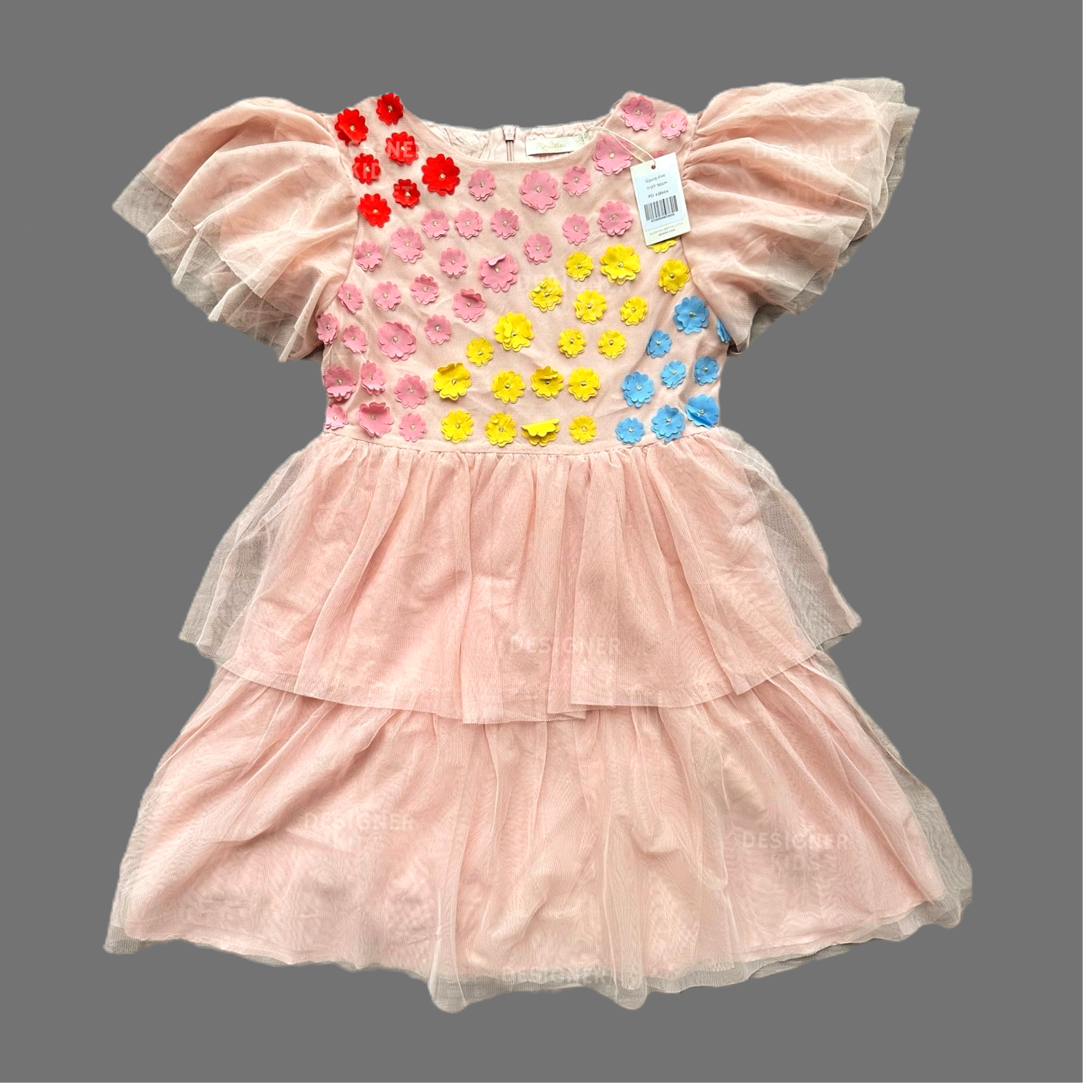 NWT Mini Boden Garden Party Layered Tulle Dress – Designer Kids Outlet