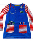 Mini Boden Doctor Tunic Dress Appliqué - Occupational Theme Physician