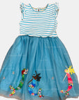 Mini Boden Girls Sea Splash Mermaid Tulle Dress