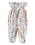 NWT Mini Boden Ruffle Printed Rompers Vanilla Pod Posy Pals