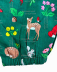 NWT Mini Boden Green Woodland Critters Romper Size 9-12 Months