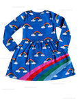 NWOT Mini Boden Rainbow Dress