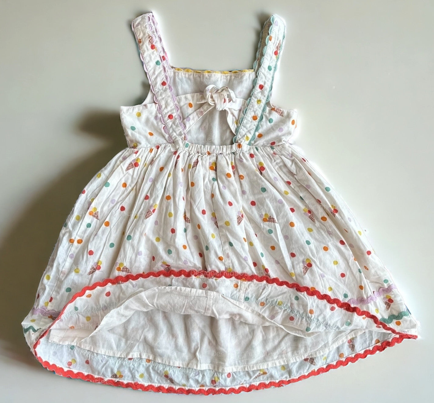 mini boden bow back dress Pre-Loved Mini Boden Bow Back Cotton Dress Vanilla Pod Ice Creams –  Designer Kids Outlet