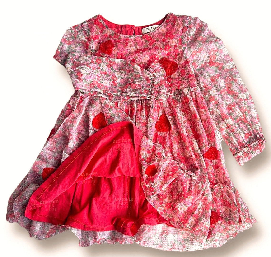 Pre-Loved Mini Boden Tulle Dress Jam Red Flowerbed Hearts Valentine Red Dress Designer Kids Outlet Pre-Loved Mini Boden Tulle Dress Jam Red Flowerbed Hearts Valentine Red Dress Designer Kids Outlet