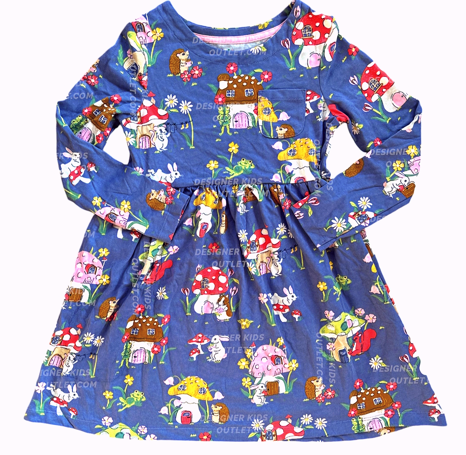 Mini Boden Girls Long-Sleeved Fairy Grove Mushroom Manor Dress – Viole –  Designer Kids Outlet