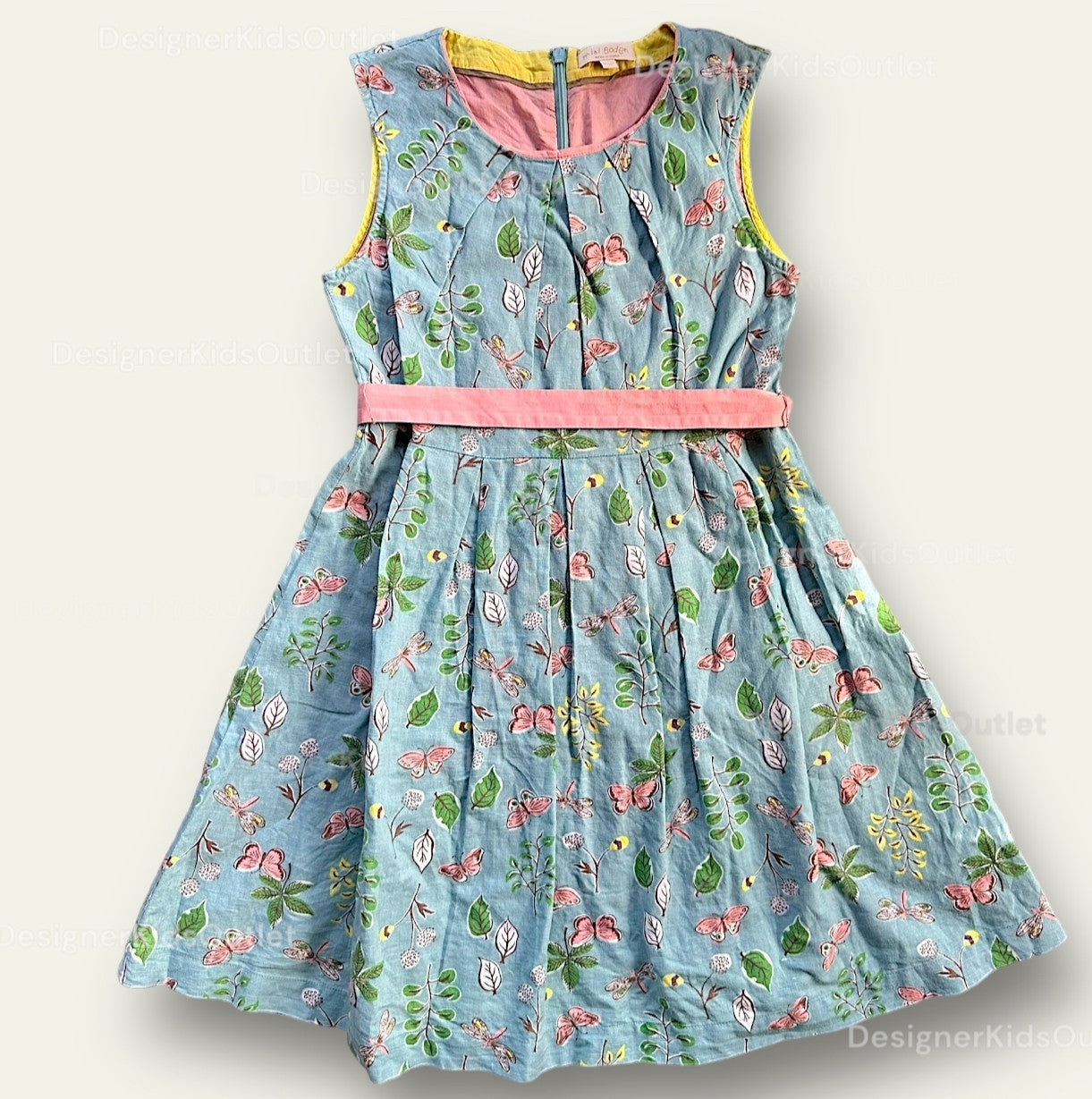 knee length dresses for ladies Girls Boden Flutter Flower Rainbow Dress main image 1