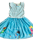 Mini Boden Girls Sea Splash Mermaid Tulle Dress