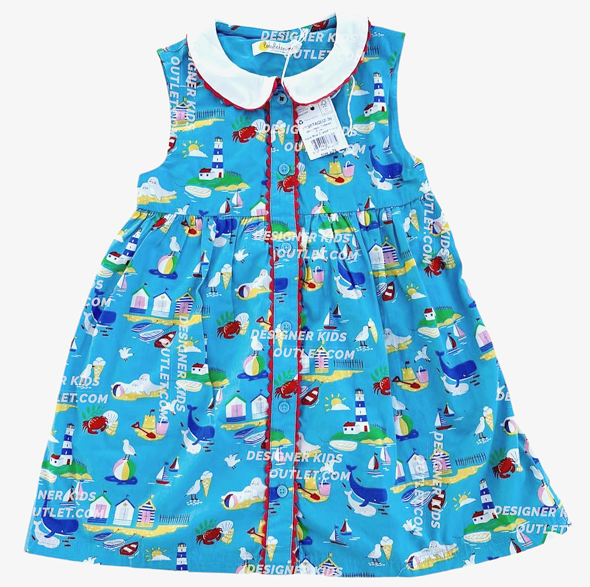 Mini Boden Aqua Marine Collared Beach Dress Designer Kids Outlet Mini Boden Aqua Marine Collared Beach Dress Designer Kids Outlet