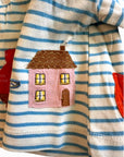 NWOT Mini Boden Jersey Appliqué Play Set - Boto Pink Bedtime Stories