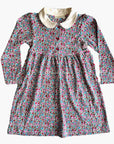 NWOT JoJo Maman Bebe Floral Long Sleeve Dress With Collar