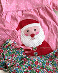 Mini Boden Santa Jersey Appliqué Play Set Vintage Bloom Father Christmas:
