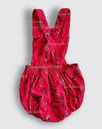 Pre-Loved Mini Boden Cord Floral Bubble Romper Girls