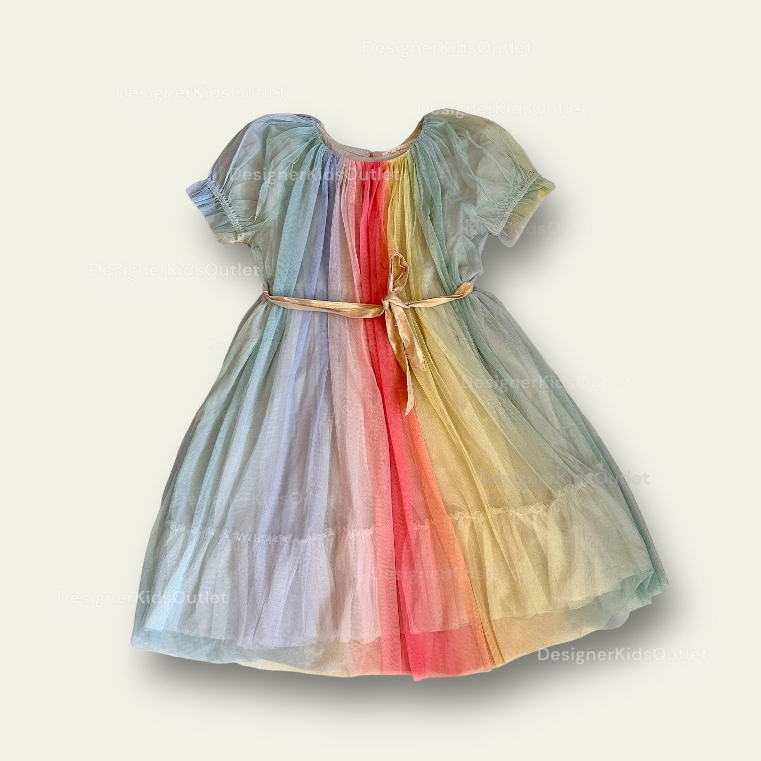 Mini Boden Girls Pastel Rainbow Dream Tulle Dress