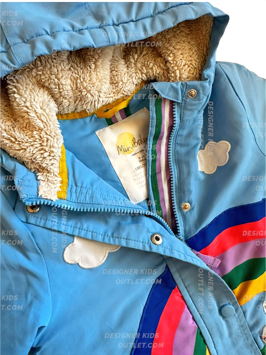 Parka Mini Boden Bleu Neutre - Taille 13-14, Pour Garçons/filles, Occasion Très Bon état