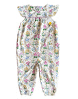 NWT Mini Boden Ruffle Printed Rompers Vanilla Pod Posy Pals