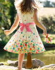 NWT Frugi Girls Saffy Woven Skater Dress