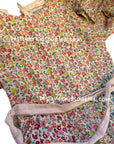 Pre-Loved Full Skirt Bow Dress Rainbow Hotchpotch Floral