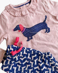 Mini Boden Girls Matching Dog Dachshund Play Set Girls By Baby Boden