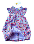 NWOT Mini Boden Lined Floral Smocked Dress