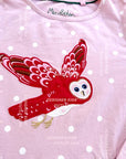 Pre-Loved Mini Boden Woodland Owl Whispers Long Sleeve Dress