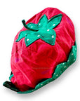 NWT Mini Baby Boden Strawberry Romper & Hat Set, Red