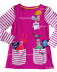 Mini Boden Girls Scientist Appliqué Tunic Dress Pocket Jersey Occupational Pink