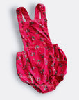 Pre-Loved Mini Boden Cord Floral Bubble Romper Girls