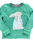 Pre-Loved Mini Boden Bunny Appliqué Sweatshirt