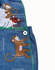 NWOT Mini Boden Jungle Jamboree Dungarees