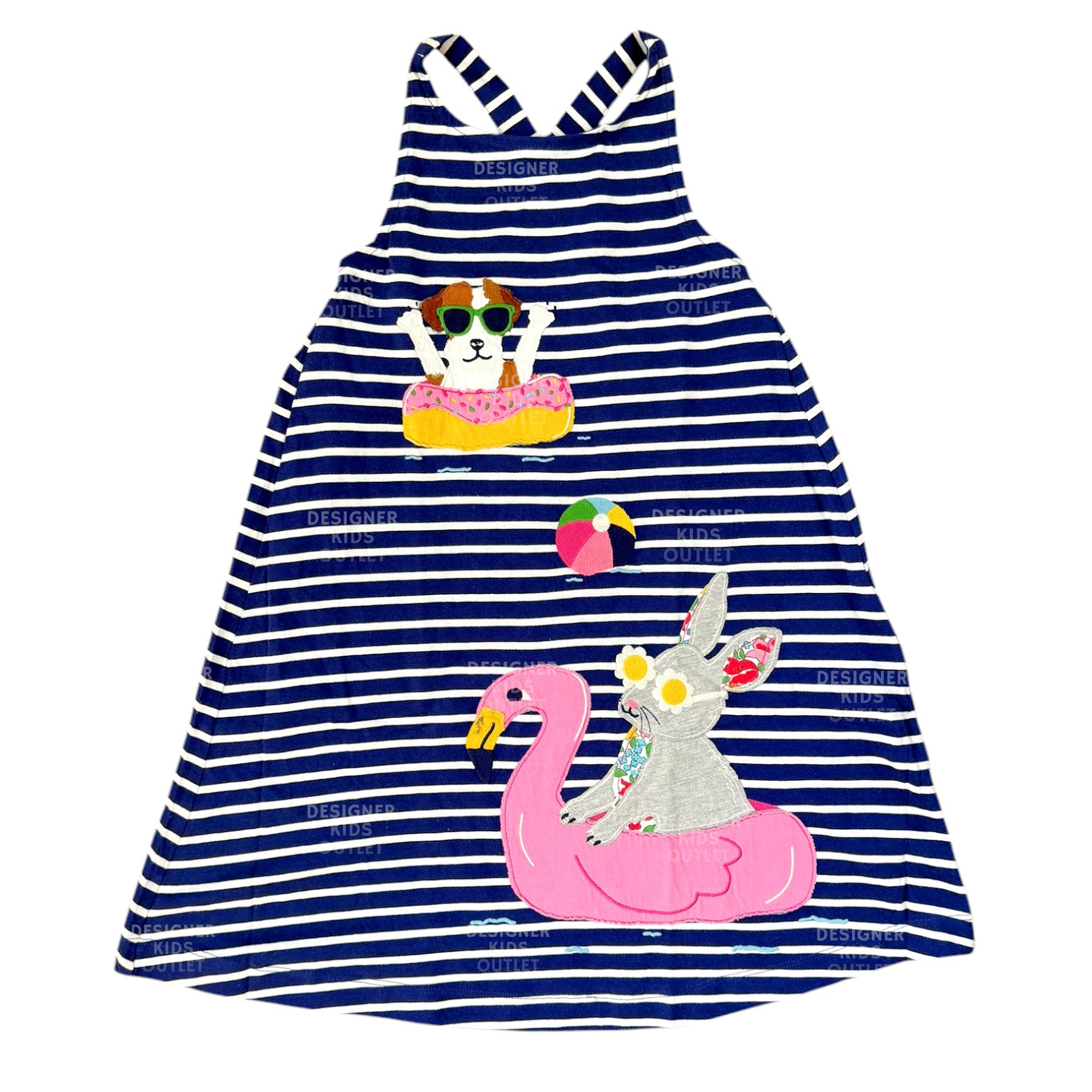 Mini Boden Girls Sleeveless Summer Cotton Dress Bunny Dog Donuts Float –  Designer Kids Outlet