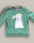 Pre-Loved Mini Boden Bunny Appliqué Sweatshirt