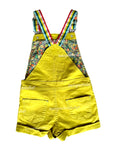 NWOT Mini Boden Kids' Fun Flower Shorts Dungarees - Yellow Daisy Flower Overall