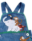NWOT Mini Boden Jungle Jamboree Dungarees