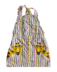 Pre-Loved Mini Boden Candy Striped Giraffe Dungarees