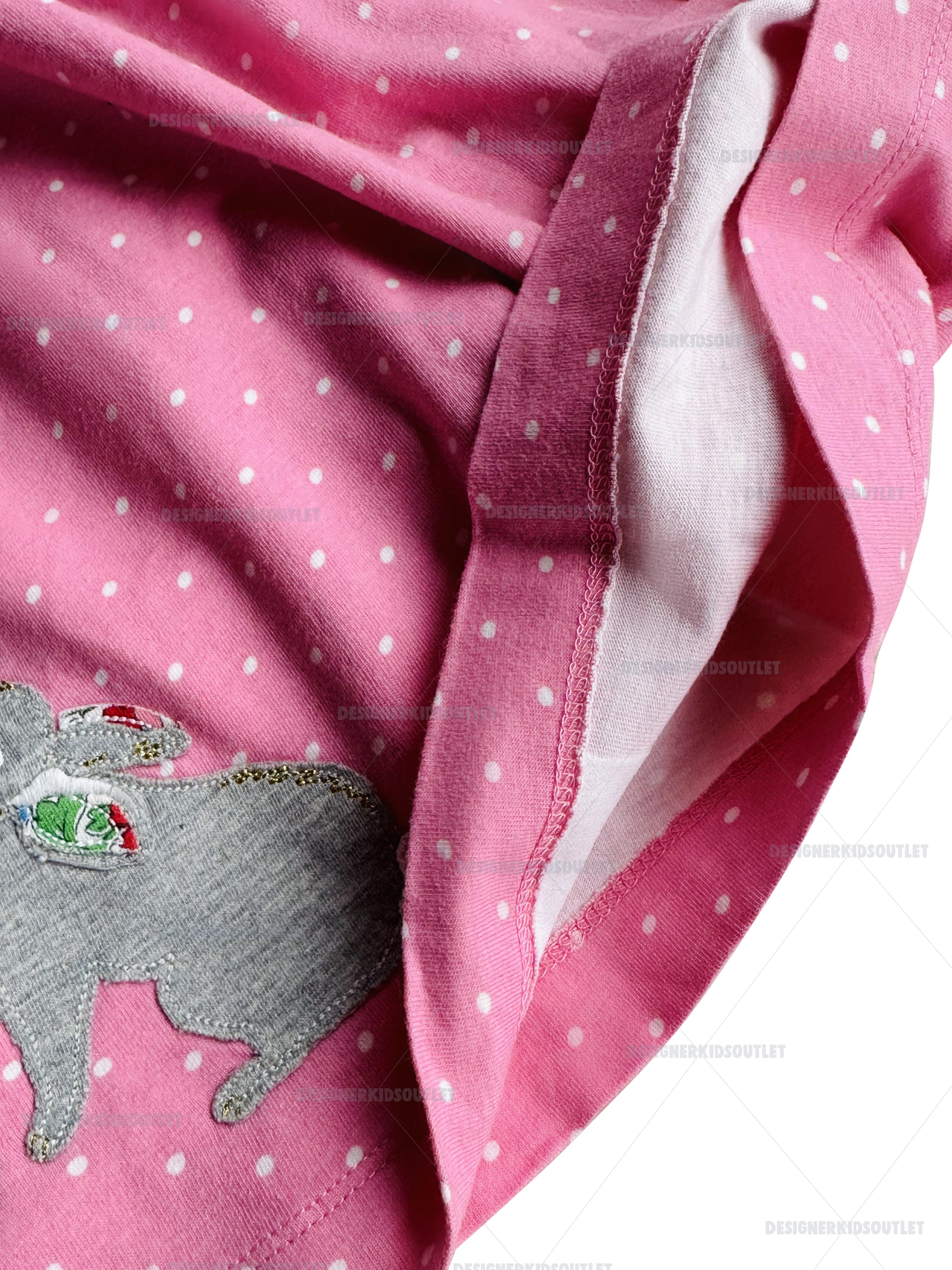 mini boden woodland dress Jersey Woven Applique Dress-Teacup Pink