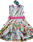 NWT Frugi Girls Saffy Woven Skater Dress